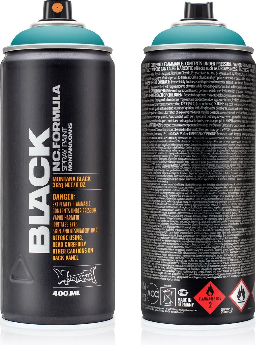 Montana BLACK 6150 Mermaid spuitbus 400ml