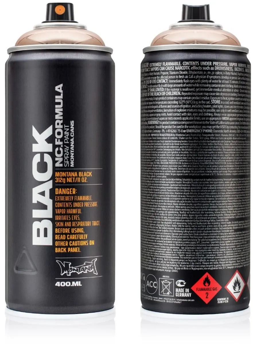 Montana BLACK Copperchrome spuitbus 400ml