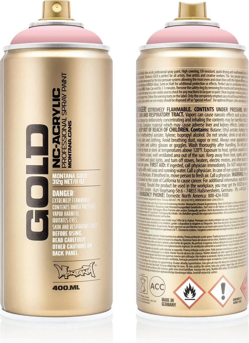 Montana GOLD G3000 Lychee spuitbus 400ml