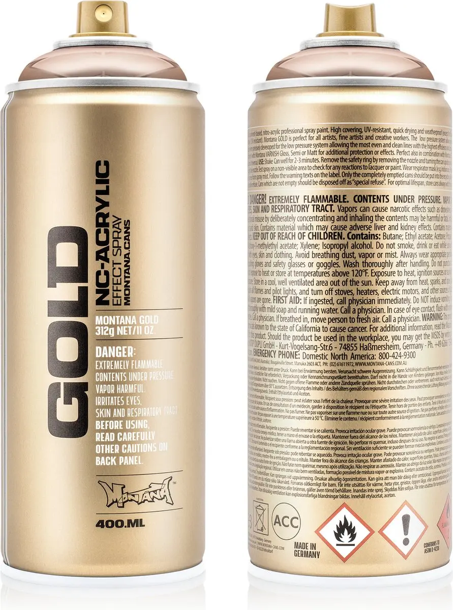 Montana Gold M2000 Copperchrome Spuitbus 400ml