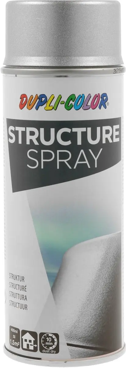 DupliColor Structuurverf Zilver Spuitbus 400ml