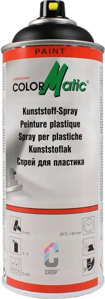 Colormatic Bumperspray ZWART spuitbus 400ml