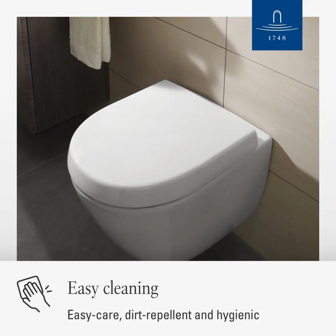 Villeroy & Boch Subway 2.0 Toiletbril Wit Alpin - Compact Softclose - afbeelding 4 van 6