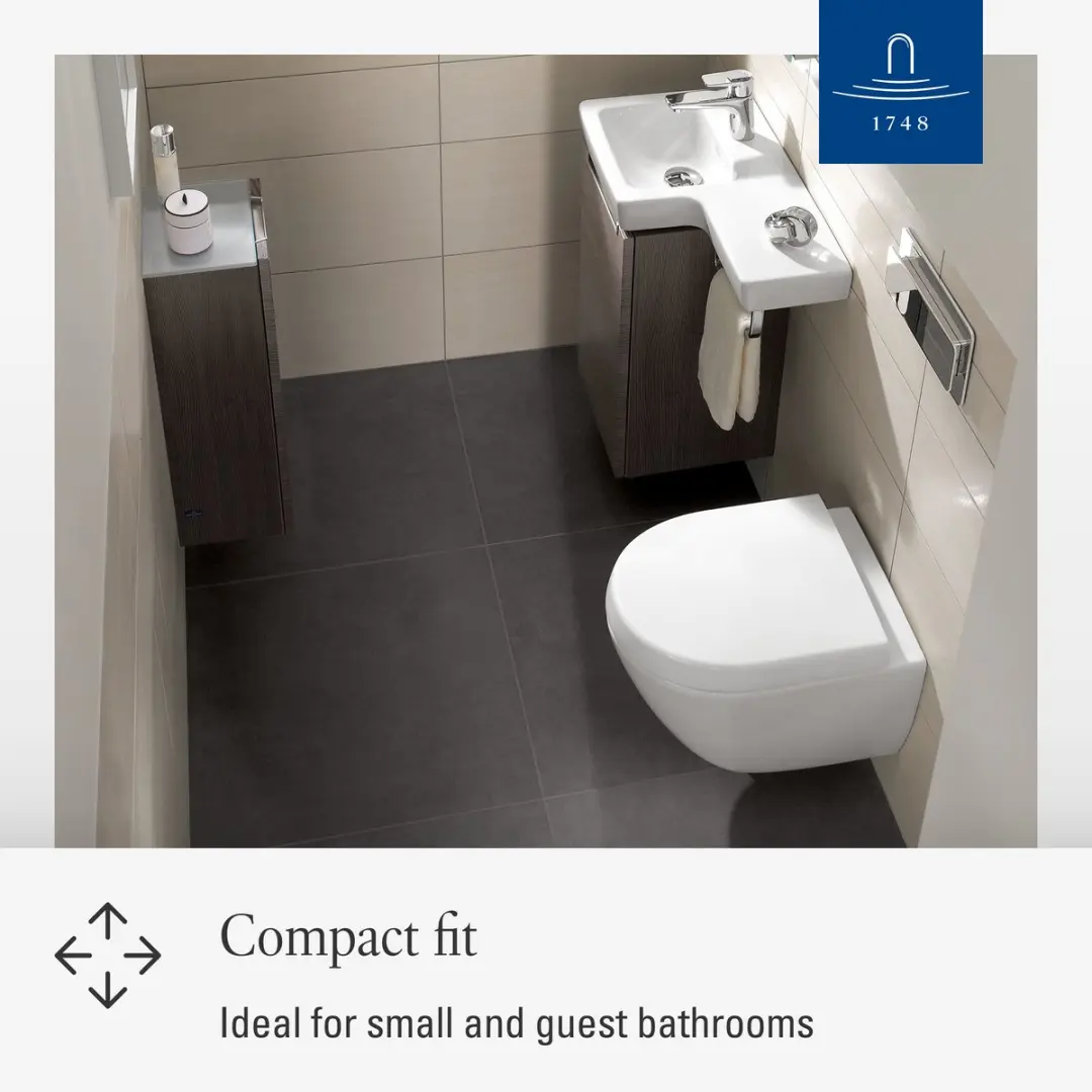 Villeroy & Boch Subway 2.0 Toiletbril Wit Alpin - Compact Softclose - afbeelding 3 van 6