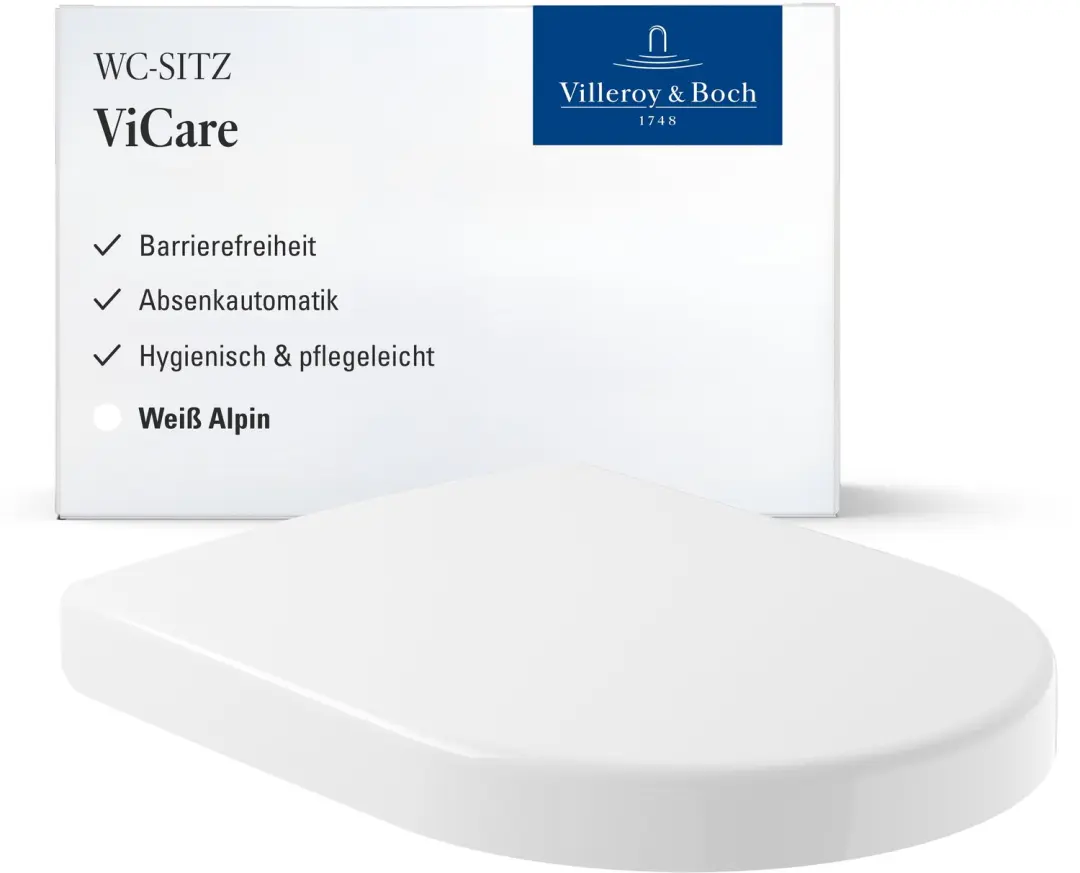 Villeroy & Boch ViCare WC-bril SoftClosing 9M51B101