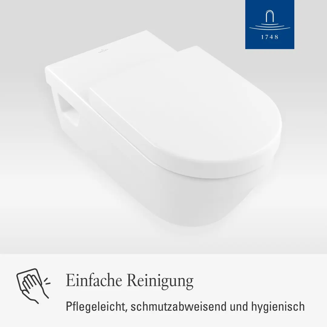 Villeroy & Boch ViCare WC-bril SoftClosing 9M51B101 - Wit - afbeelding 4 van 6