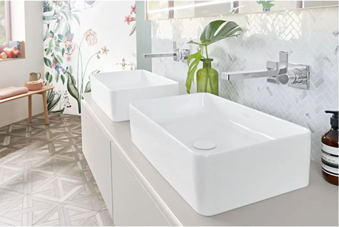Villeroy & Boch Collaro Opzetwastafel 56x36cm Wit - afbeelding 3 van 6