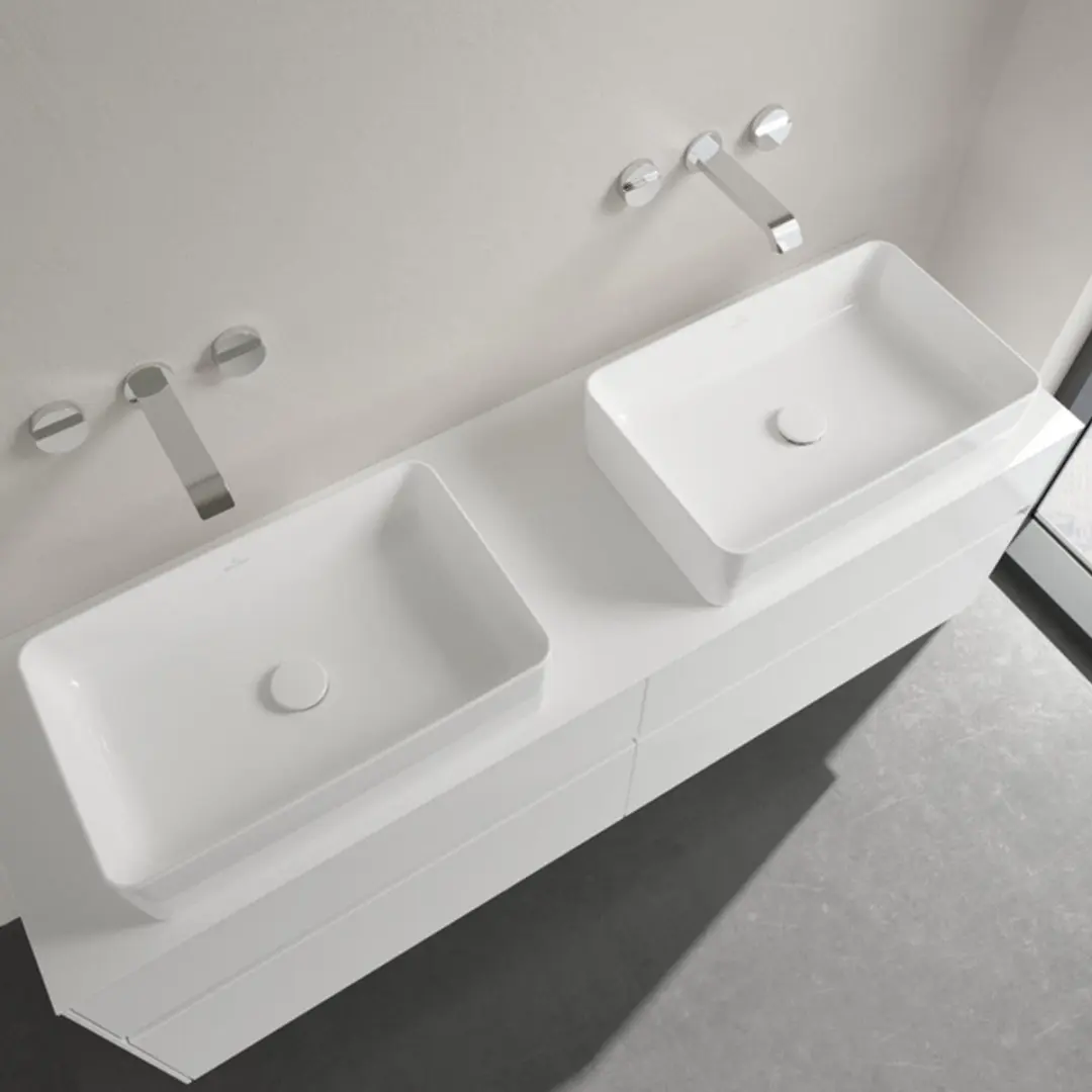 Villeroy & Boch Collaro Opzetwastafel 56x36cm Wit - afbeelding 6 van 6