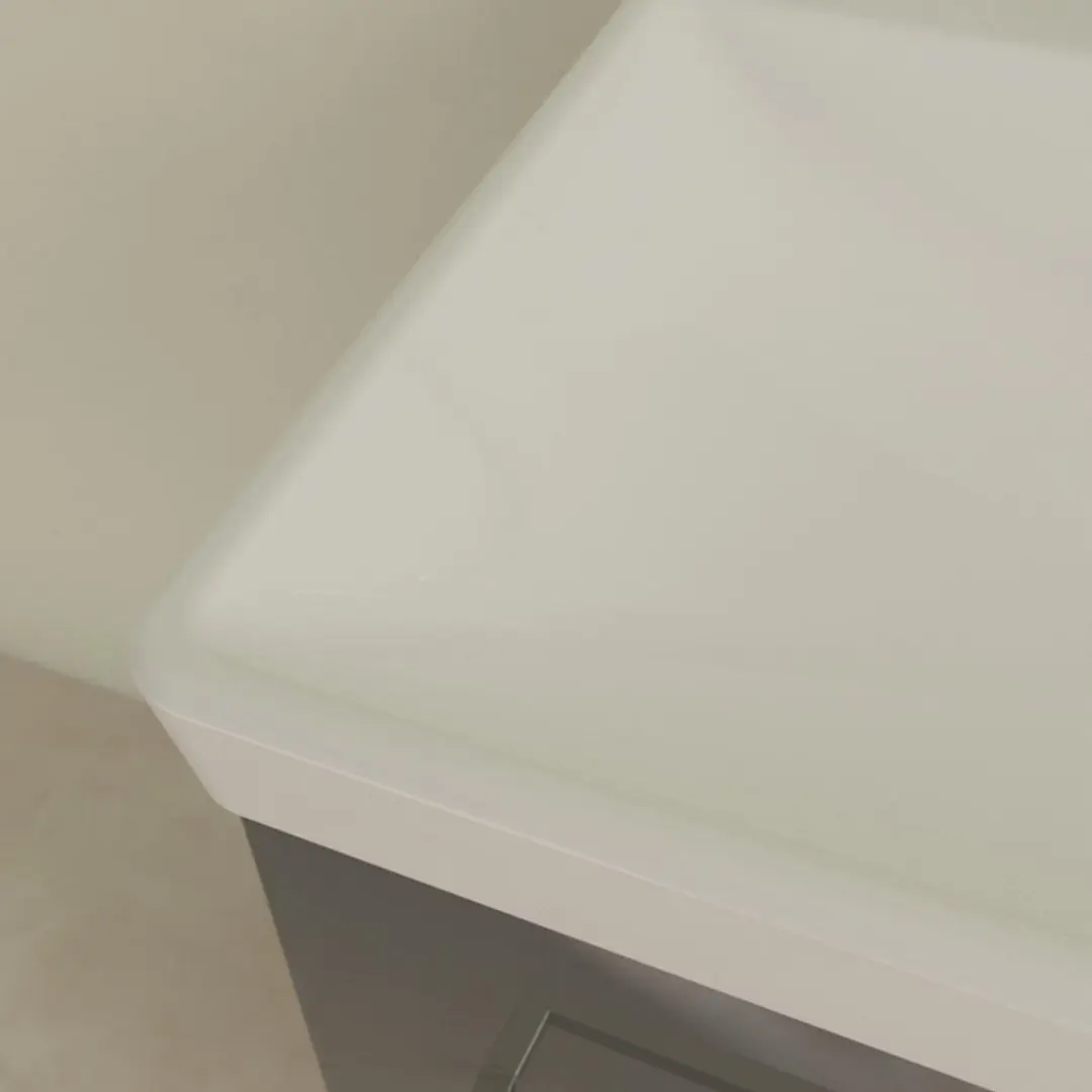 Villeroy & Boch Avento Dubbele Meubelwastafel 120x47cm - 2 Kraangaten - Wit Alpin - afbeelding 4 van 6