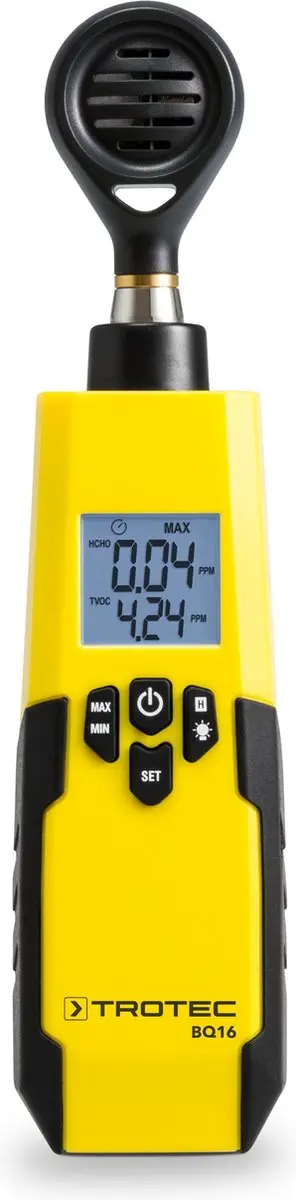 TROTEC Luchtkwaliteitsmeter HCHO/TVOC-BQ16