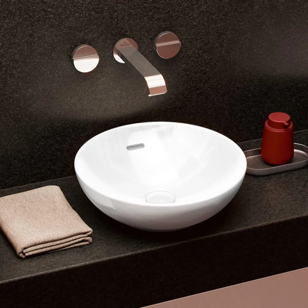 Villeroy & Boch Loop & Friends Opzetwastafel 38cm Wit - afbeelding 4 van 6