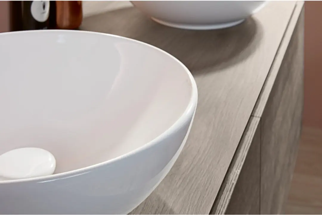 Villeroy & Boch Loop & Friends Opzetwastafel 38cm Wit - afbeelding 6 van 6