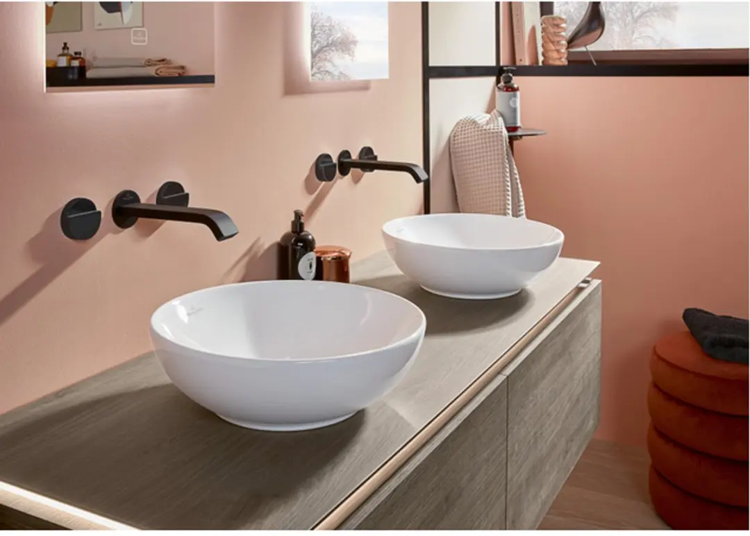 Villeroy & Boch Loop & Friends Opzetwastafel 38cm Wit - afbeelding 5 van 6