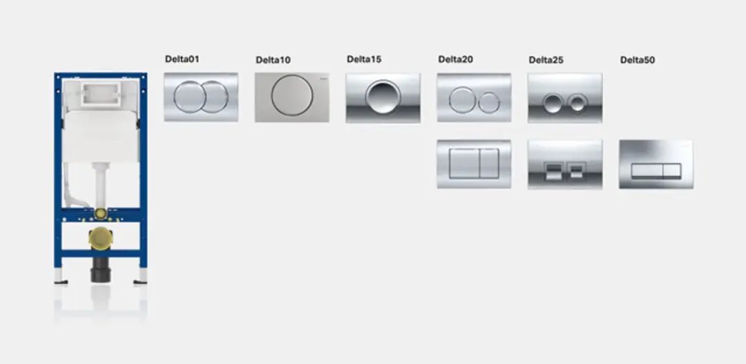 Geberit Duofix Basic UP100 Inbouwreservoir - 112cm - afbeelding 5 van 5