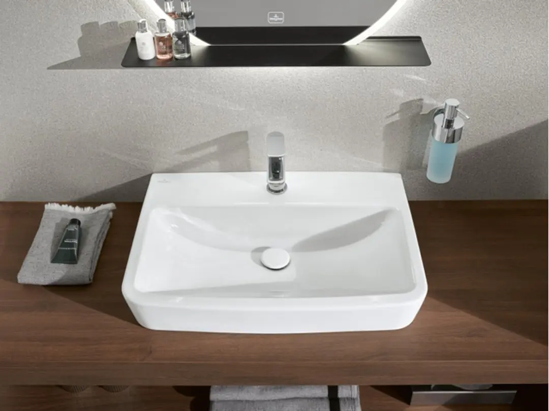 Villeroy & Boch O.novo Eengreeps Wastafelmengkraan Chroom - afbeelding 4 van 6