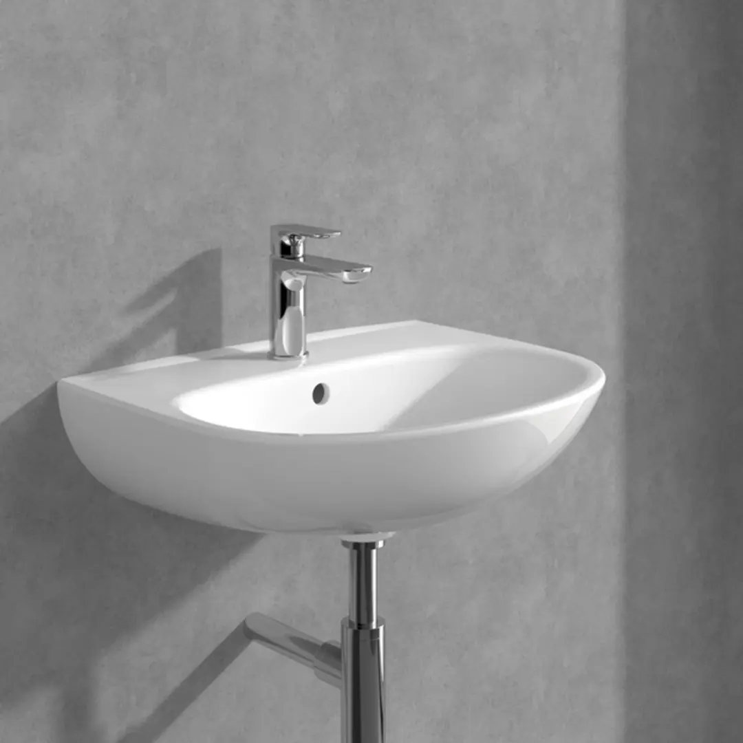 Villeroy & Boch O.novo Eengreeps Wastafelmengkraan Chroom - afbeelding 5 van 6