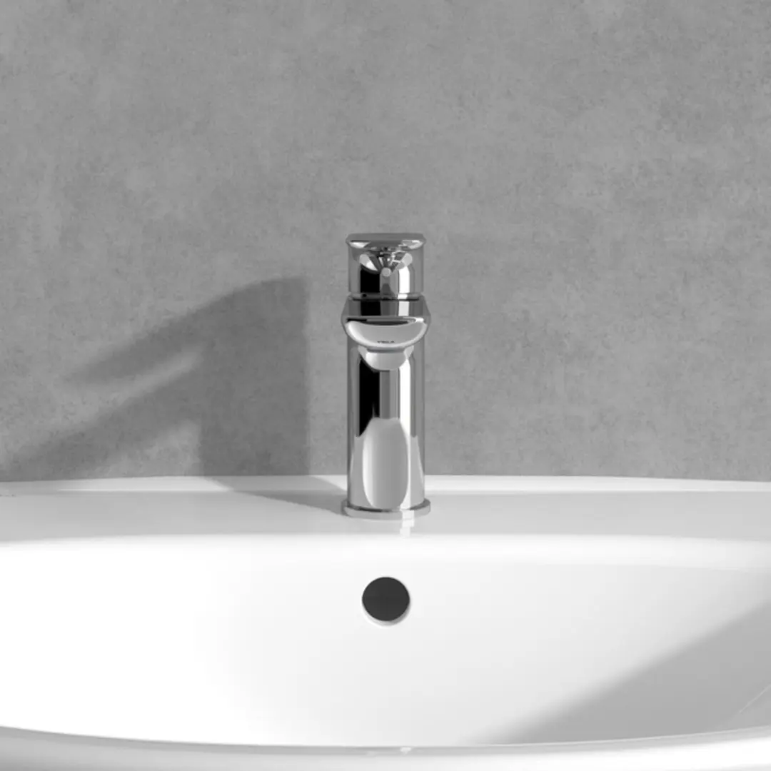 Villeroy & Boch O.novo Eengreeps Wastafelmengkraan Chroom - afbeelding 3 van 6