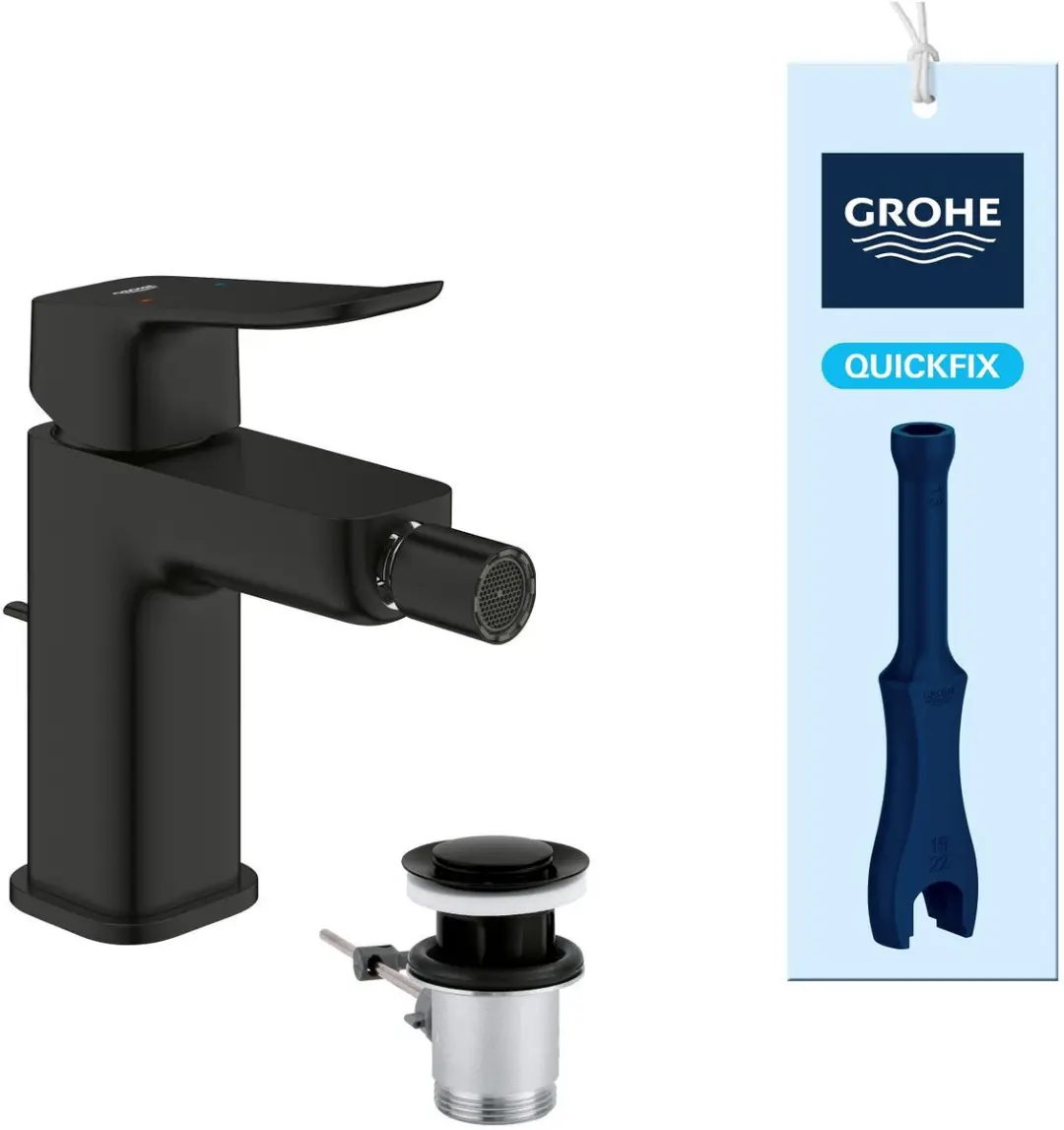 GROHE Dice Bidetkraan Matte Black - 5L/min - afbeelding 3 van 6