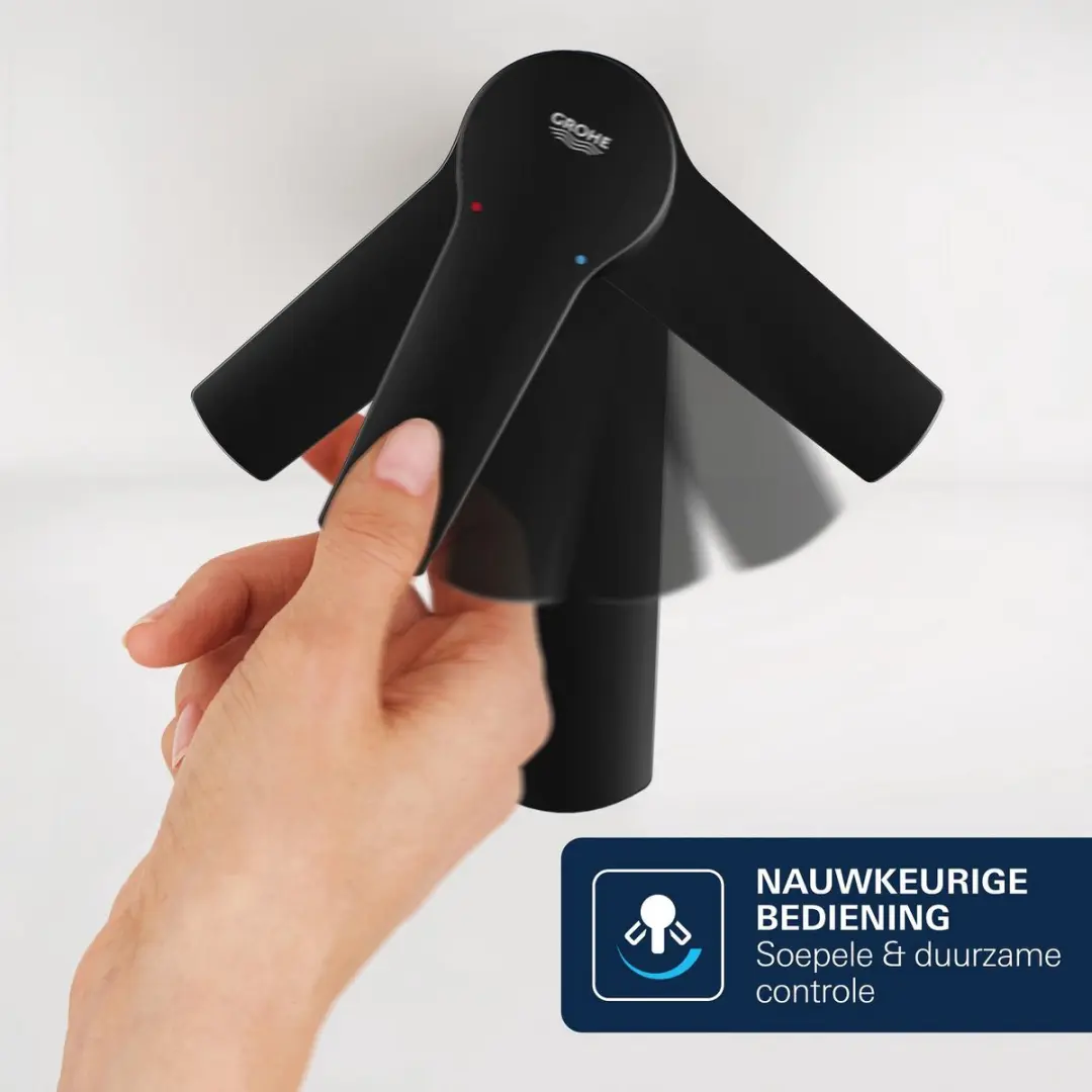 GROHE Dice Bidetkraan Matte Black - 5L/min - afbeelding 6 van 6