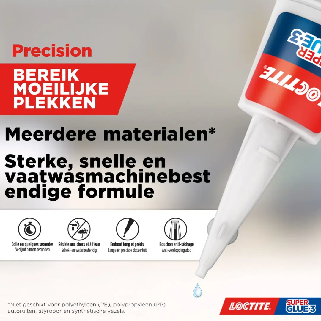 Loctite Super Glue Precision 5g - afbeelding 3 van 6