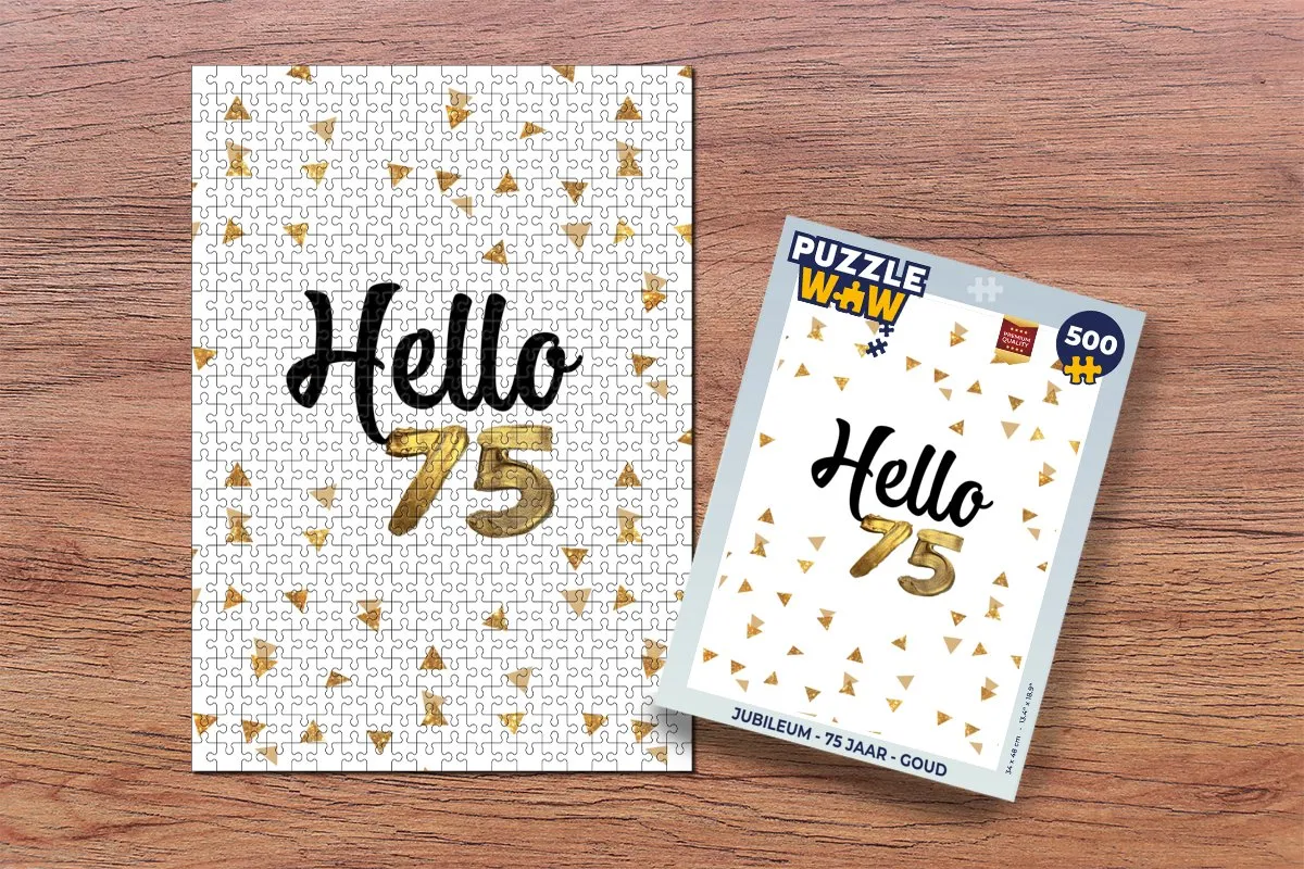 PuzzleWow Jubileum Legpuzzel 500 Stuks - Multicolor