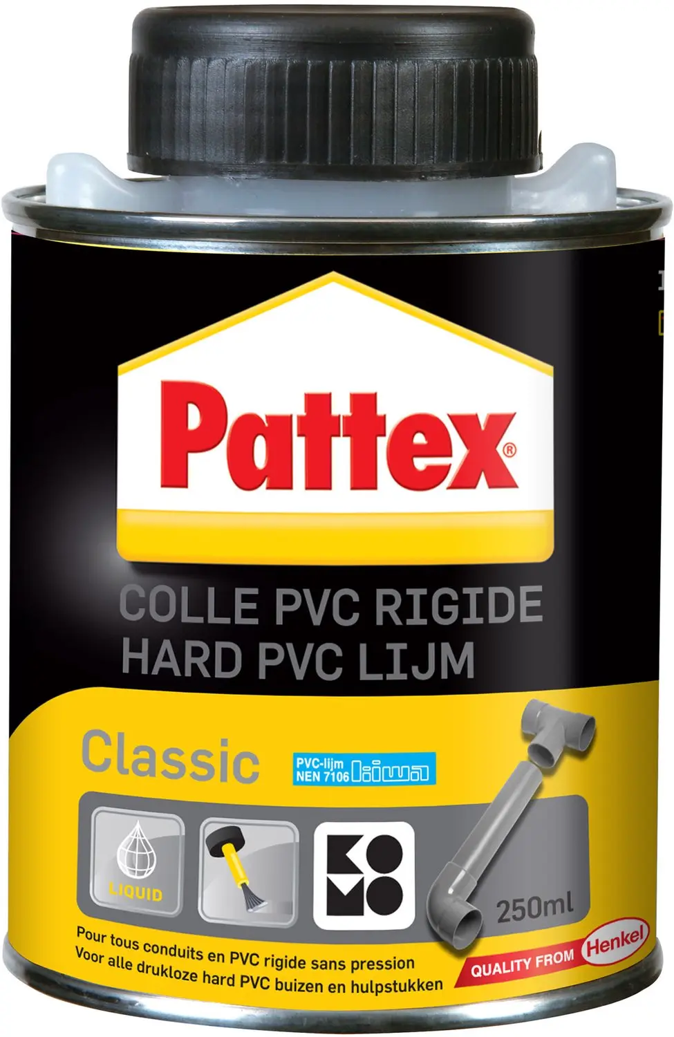 Pattex Hard PVC-Lijm met Kwastje