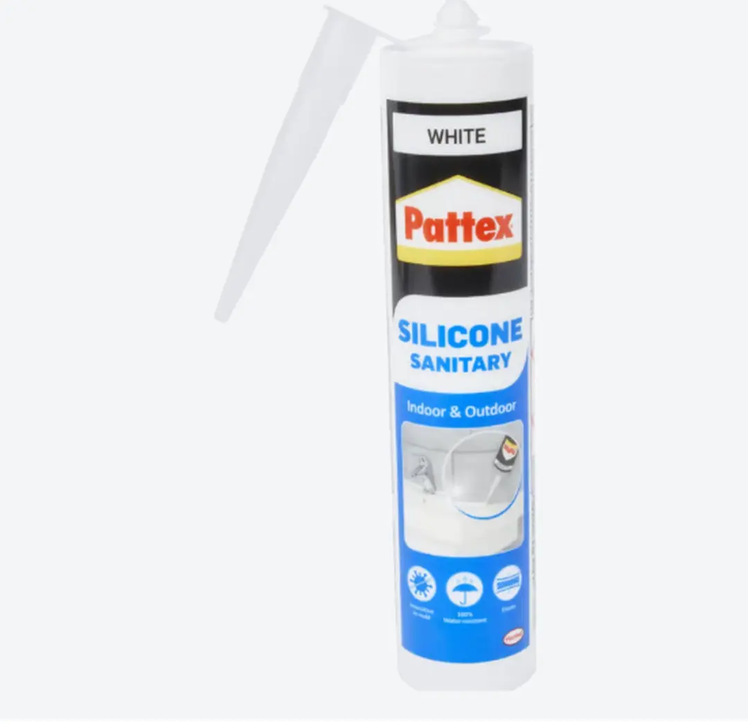 Pattex Siliconenkit Sanitairkit Acrylbad en Douche