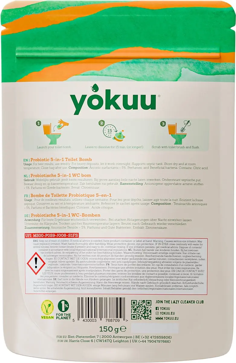 Yokuu Toiletbommen Eucalyptus & Munt - 10 Stuks - afbeelding 2 van 2