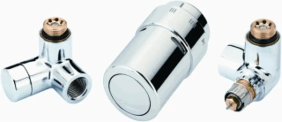 Danfoss X tra Collection Designset 1/2 rechts verchroomd OP=OP