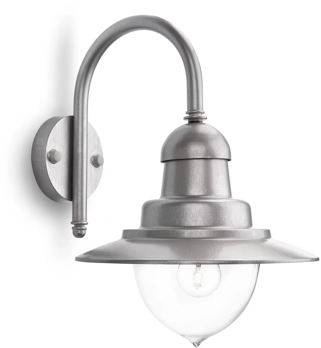 Philips Raindrop Buitenwandlamp Grijs