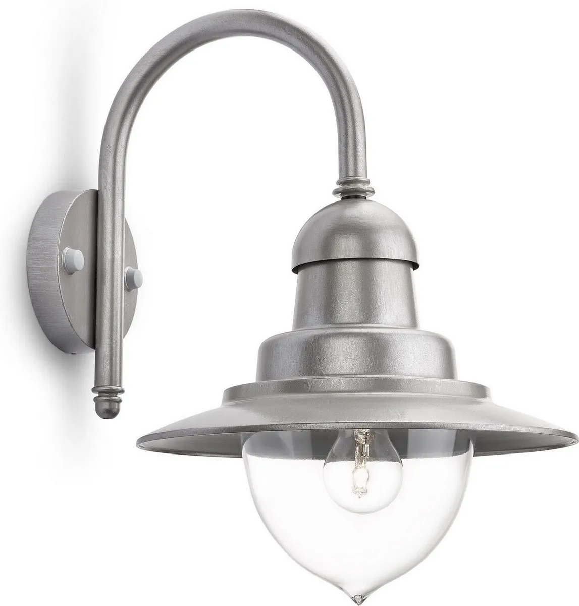 Philips Raindrop Buitenwandlamp Grijs