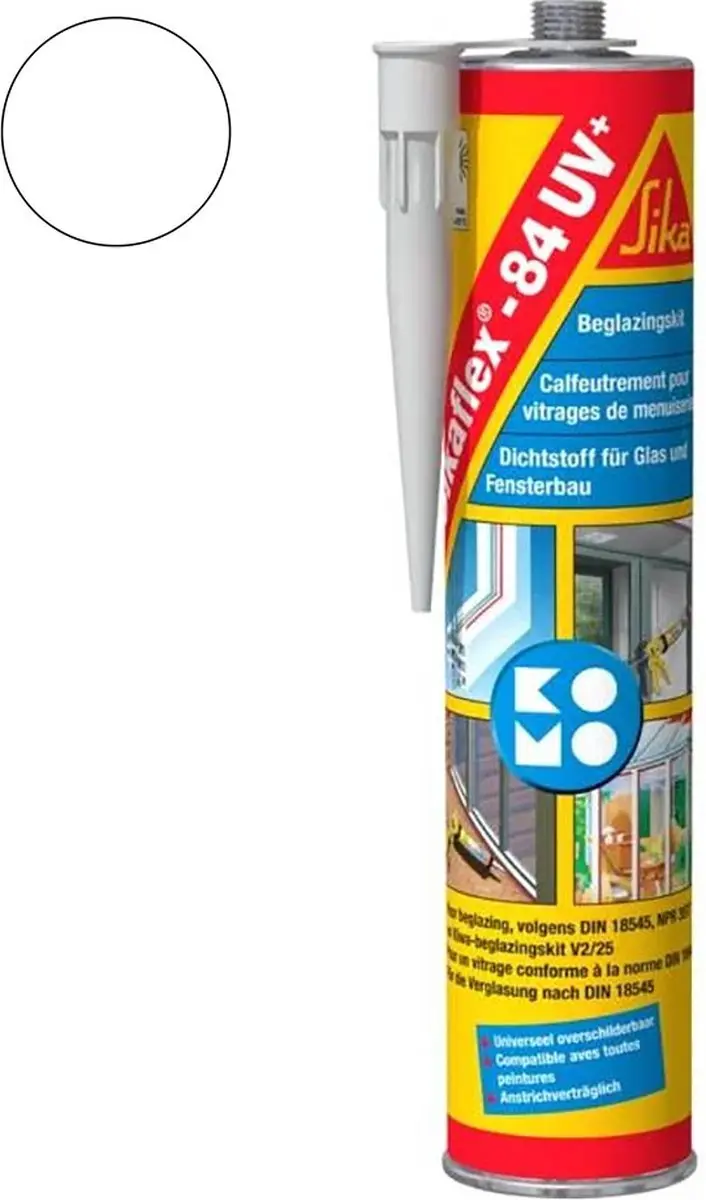 Sika Sikaflex polyurethaankit 84 UV+ wit
