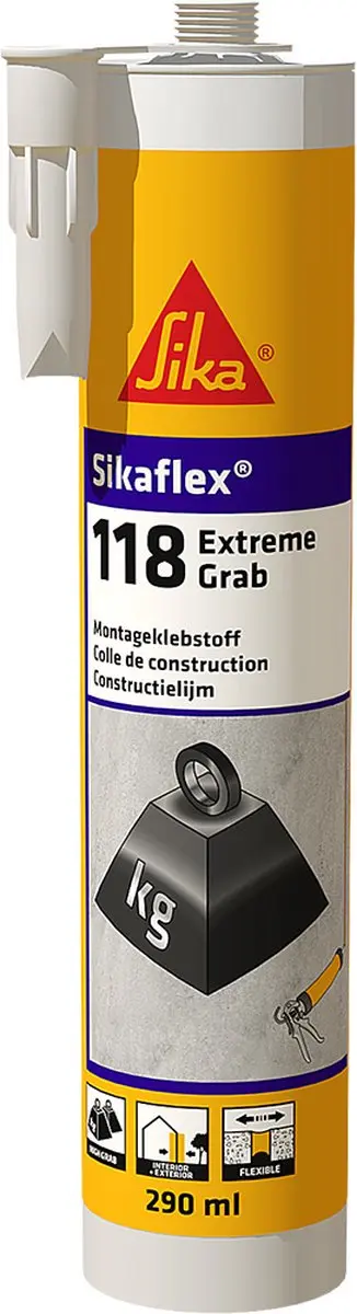 Sikaflex 118 Extreme Grab constructielijm