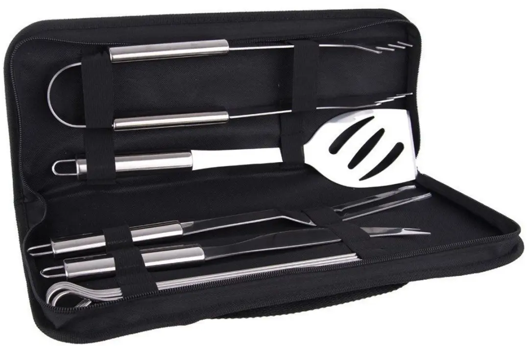 Orion Grillgereedschapset 9-delig - Roestvrij staal - afbeelding 2 van 3