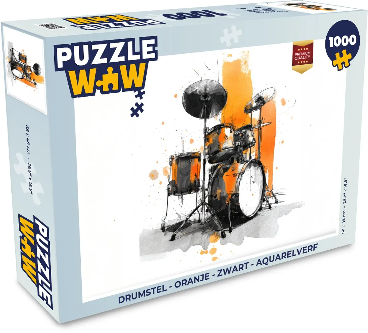 PuzzleWow Drumstel Puzzel 1000 Stuks
