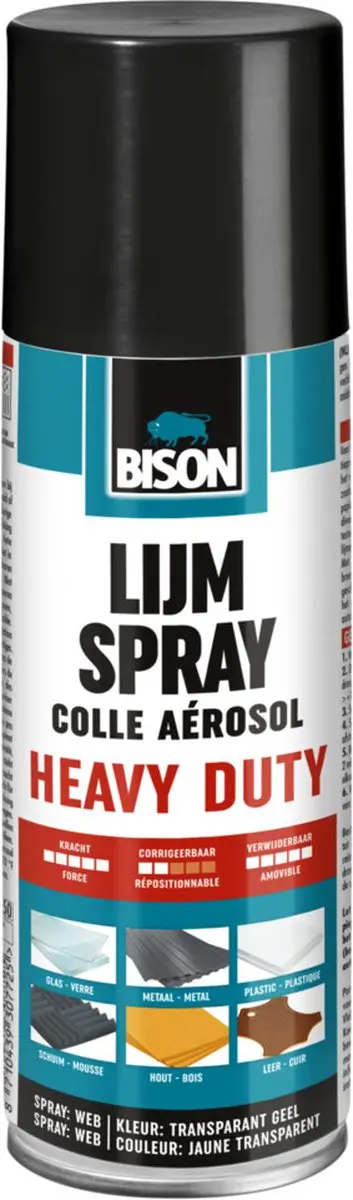 Bison Heavy Duty Lijmspray 500ml
