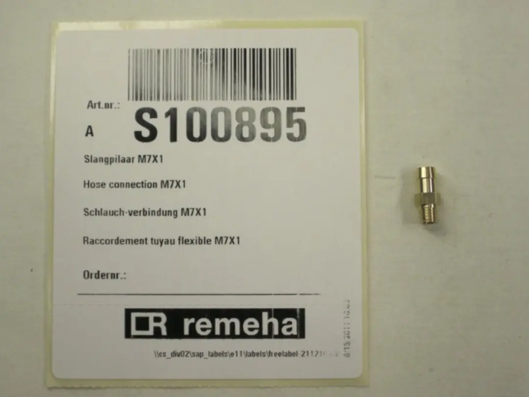 Remeha Slangpilaar S100895