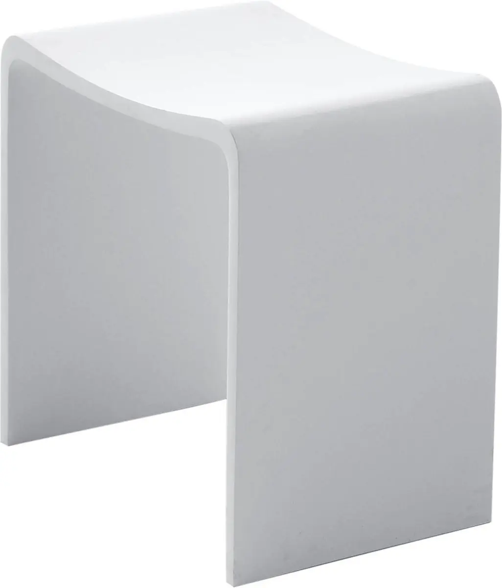 Saqu Spa Deluxe Kruk 40x30x42,5cm Mat Wit