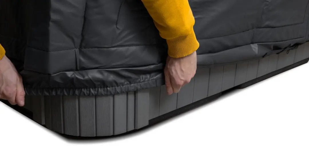 W'eau Spa Isolerende Beschermhoes 230x230cm - Donkergrijs - afbeelding 6 van 6