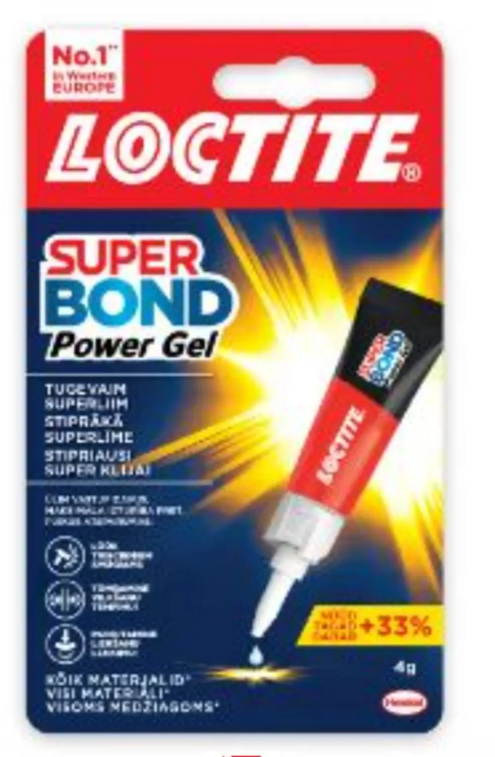 LOCTITE Super Bond Power Gel, lijm