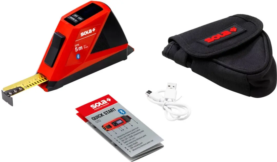Sola CITO Digitale Meetband 5m Bluetooth - afbeelding 5 van 6