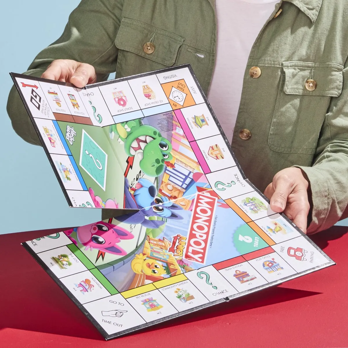Monopoly Junior G1856 Bordspel - 2 Spellen in 1 - Fransie Editie