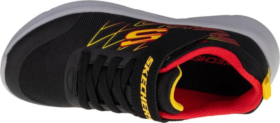 Skechers Microspec Texlor Sneakers - Zwart 29 - afbeelding 3 van 5