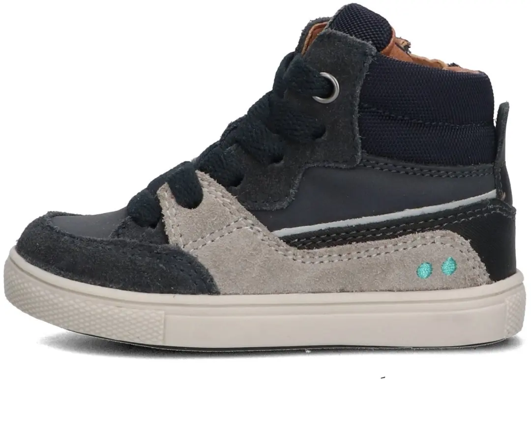 BunniesJR Liv Louw Hoge Sneakers - Blauw - afbeelding 3 van 6