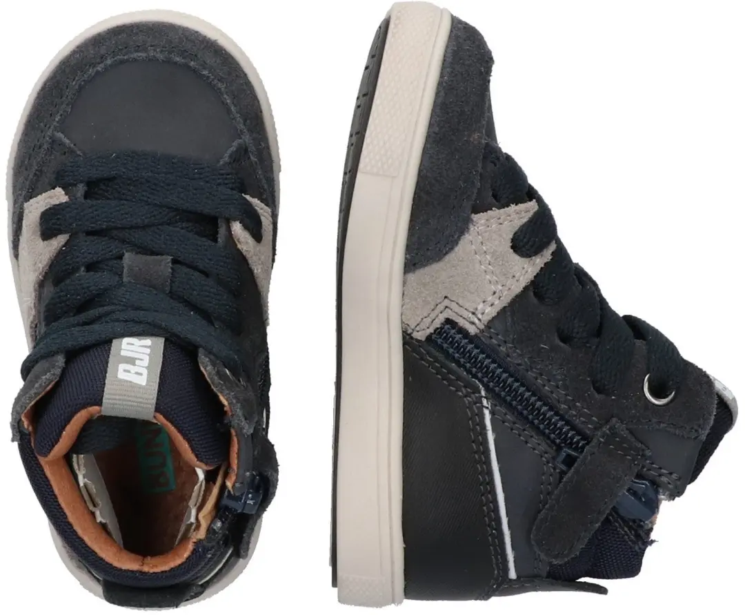 BunniesJR Liv Louw Hoge Sneakers - Blauw - afbeelding 5 van 6