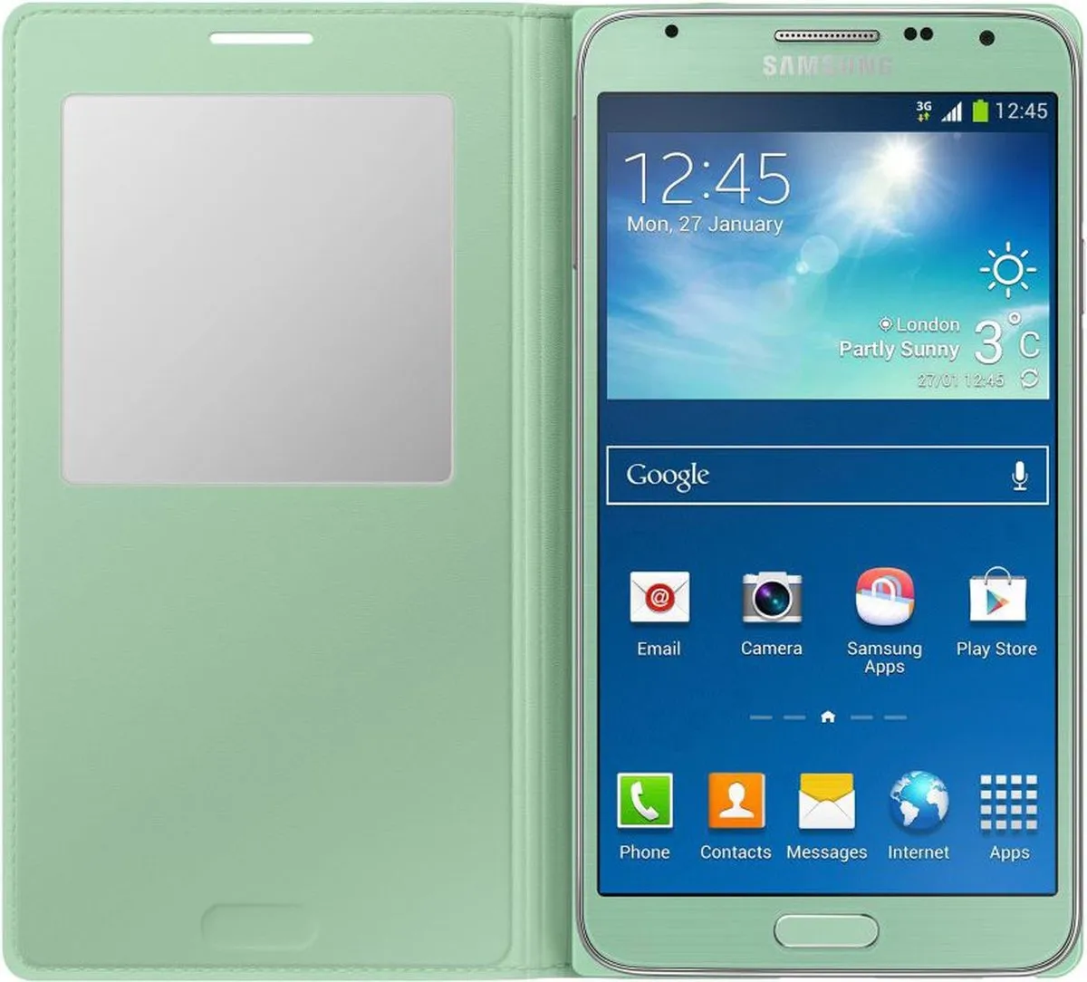 Samsung S-View Cover Galaxy Note3 Neo - Munt