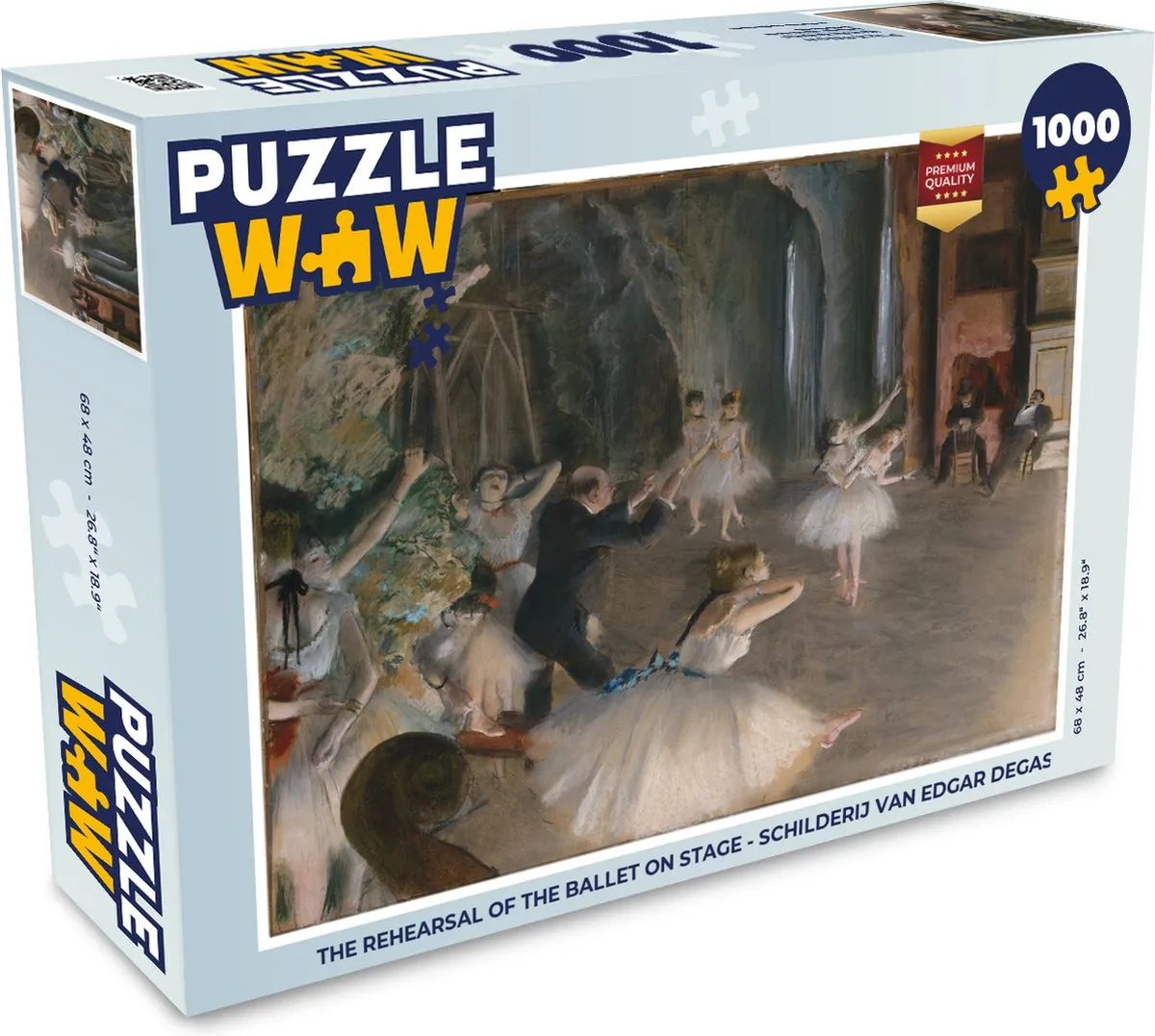 PuzzleWow Legpuzzel The Rehearsal of the Ballet on Stage