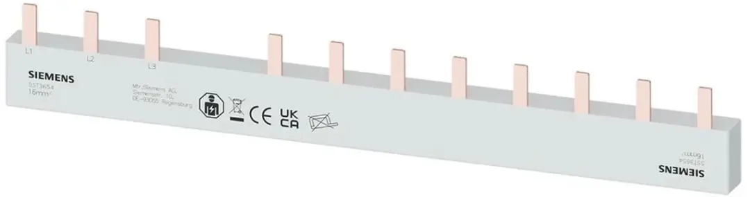 Siemens 5ST3654 Penverzamelrail - Koper 210mm - afbeelding 5 van 5