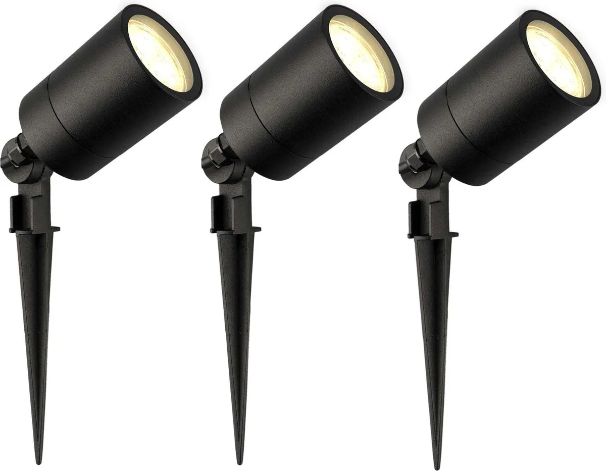 LEDVION 3x LED Prikspots 5W 2700K