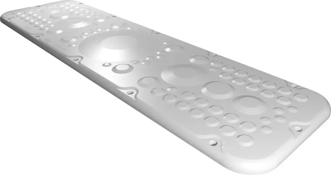 Rittal AX 2564.300 Flensplaat 149x534mm Kunststof Grijs - afbeelding 3 van 3